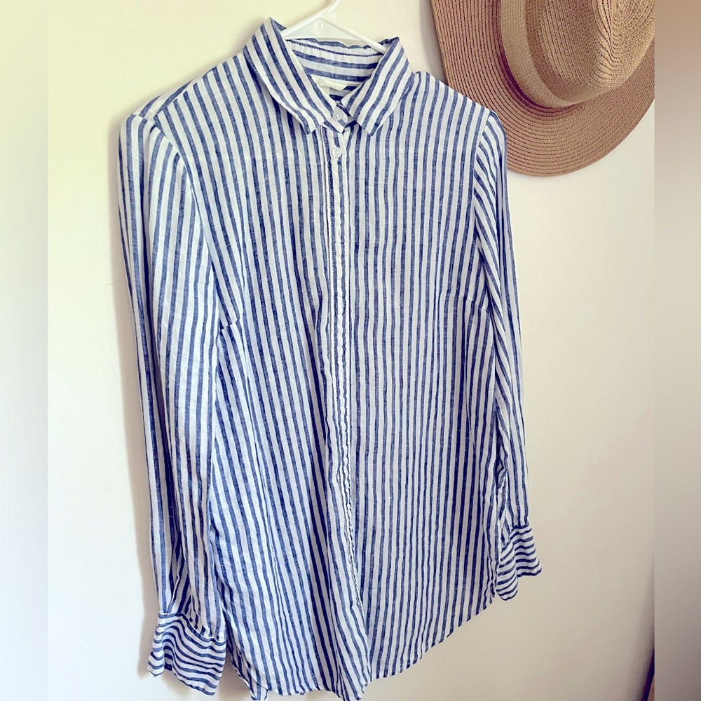 100% linen shirt